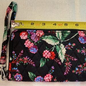 Vera Bradley Floral Quilted RFID Wristlet